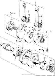 CL175 Коленвал