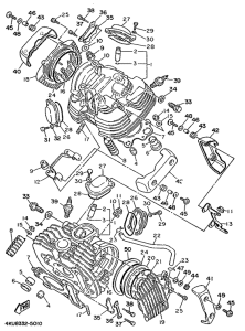 XV535 Головка цилиндров
