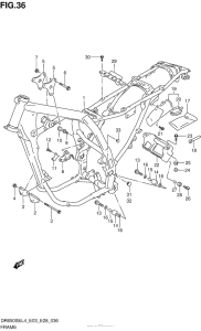 Frame (Dr650Sel4 E03)