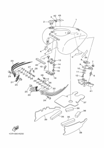 XV1900A Топливный бак