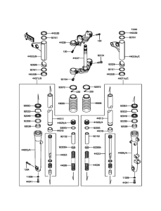EJ800 Передняя вилка