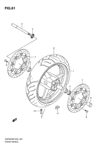 GSF650S (ABS) Transom + tube