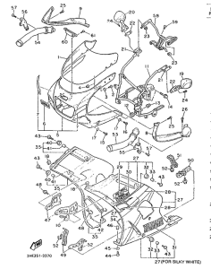 FZR600 Обтекатель 1