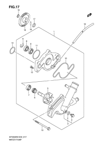 SFV650 (ABS) Водяная помпа