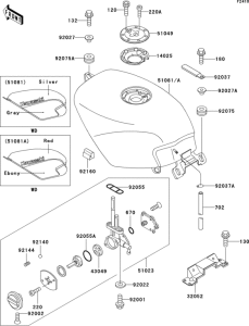 EX250 Fuel tank(1 / 2)