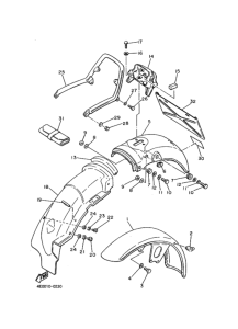 XS250 ﾌﾛﾝﾄﾌｴﾝﾀﾞ.ﾘﾔﾌｴﾝﾀﾞ