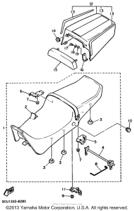 FZR750RU Сиденье