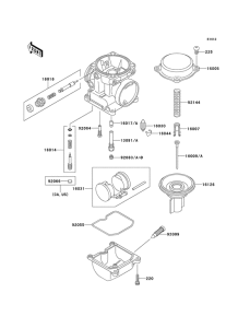 ZX1100 Детали карбюратора