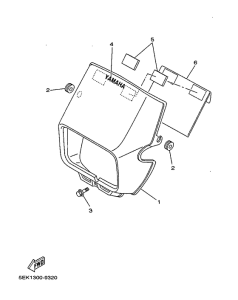 TW125 Обтекатель 1