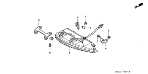 CBR900RR Taillight unit ass`y