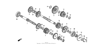 NSR50R Трансмиссия