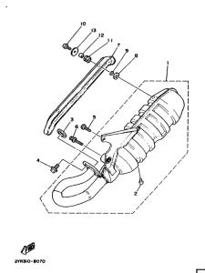 CG50E Выхлопная система