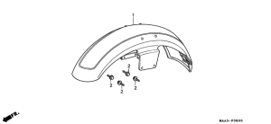 VT1100C Переднее крыло