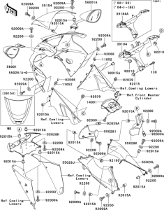 ZX1200 Обтекатели