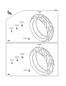 ZX400 Колеса,покрышки