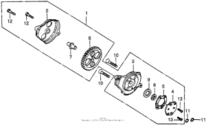 XR100 Масляный насос