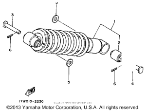 DT50U Амортизаторы задние