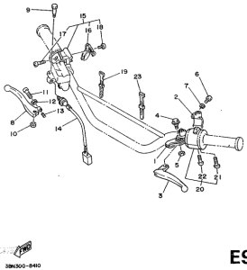  Handle switch. lever