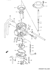 DR350 Carburetor assy