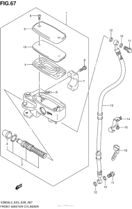 VZ800 Главный тормозной цилиндр