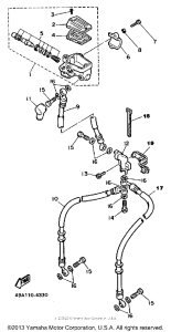 FJ600L Главный тормозной цилиндр