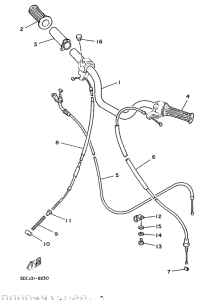 FS1 Steering handle. cable