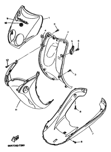 YN100 Beinbverkleidung