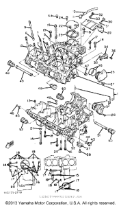 XJ1100 Картер двигателя