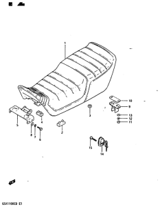 GSX1100 Пружина