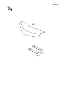 KMX200 Сиденье