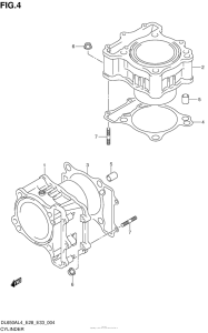 DL650 (ABS) Цилиндры