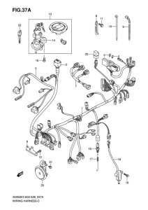 SV650 Жгут проводов