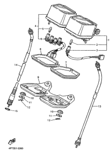 XT600E Приборы