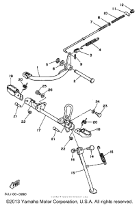 RT100D Подножки