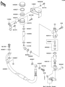 Задний торм цилиндр
