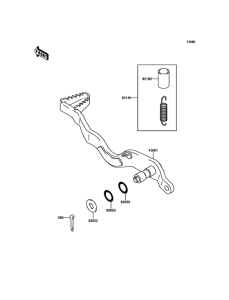  Педаль тормоза