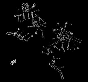 TZR50 Conmutadores y manetas
