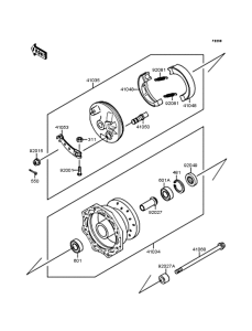 KX60 Переднее колесо