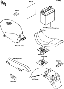 EX500 Наклейки