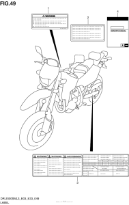  Label (Dr-Z400Sml3 E03)