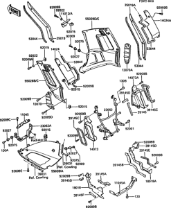 ZG1000 Cowling lowers(1 / 2)(zg1000-a1)