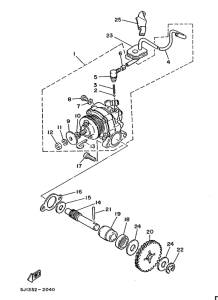 DT50MX Масляный насос