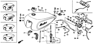 VT1100C Топливный бак