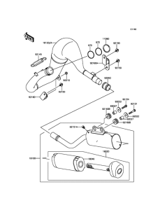 KX65 Глушитель
