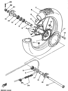  Переднее колесо