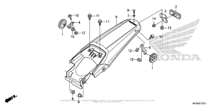 Заднее крыло