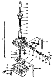 RD50M Катбюратор 2