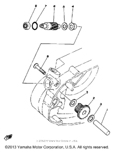 DT125F Тахометр