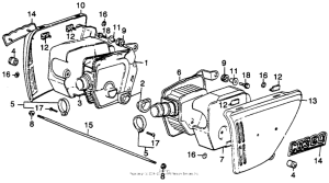 CB360 Воздушный фильтр