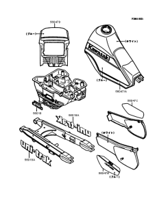 KL250 Наклейки